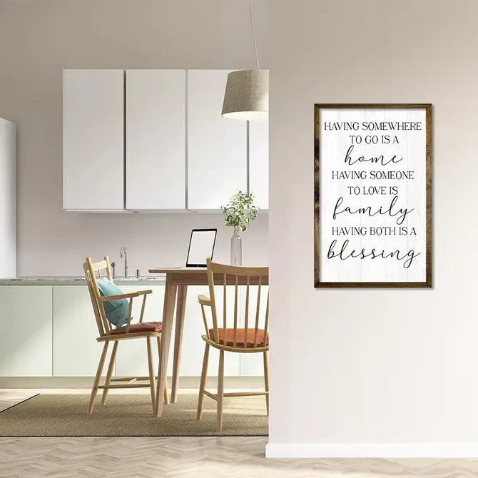 TIMBERLAND FRAME HOME FAMILY BLESSINGS