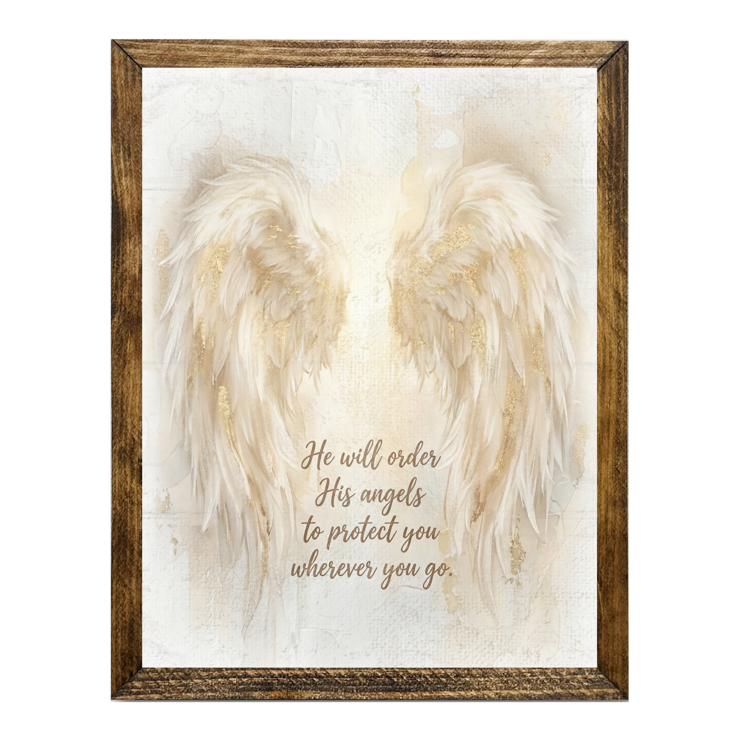 TIMBERLAND FRAME HE WILL ORDER HIS ANGELS TO PROTECT YOU