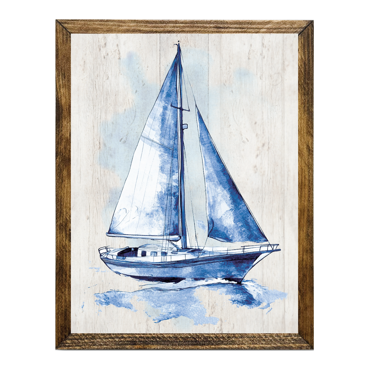 ARTISTIC SERIES TIMBERLAND- SIMPLE BLUE BOAT