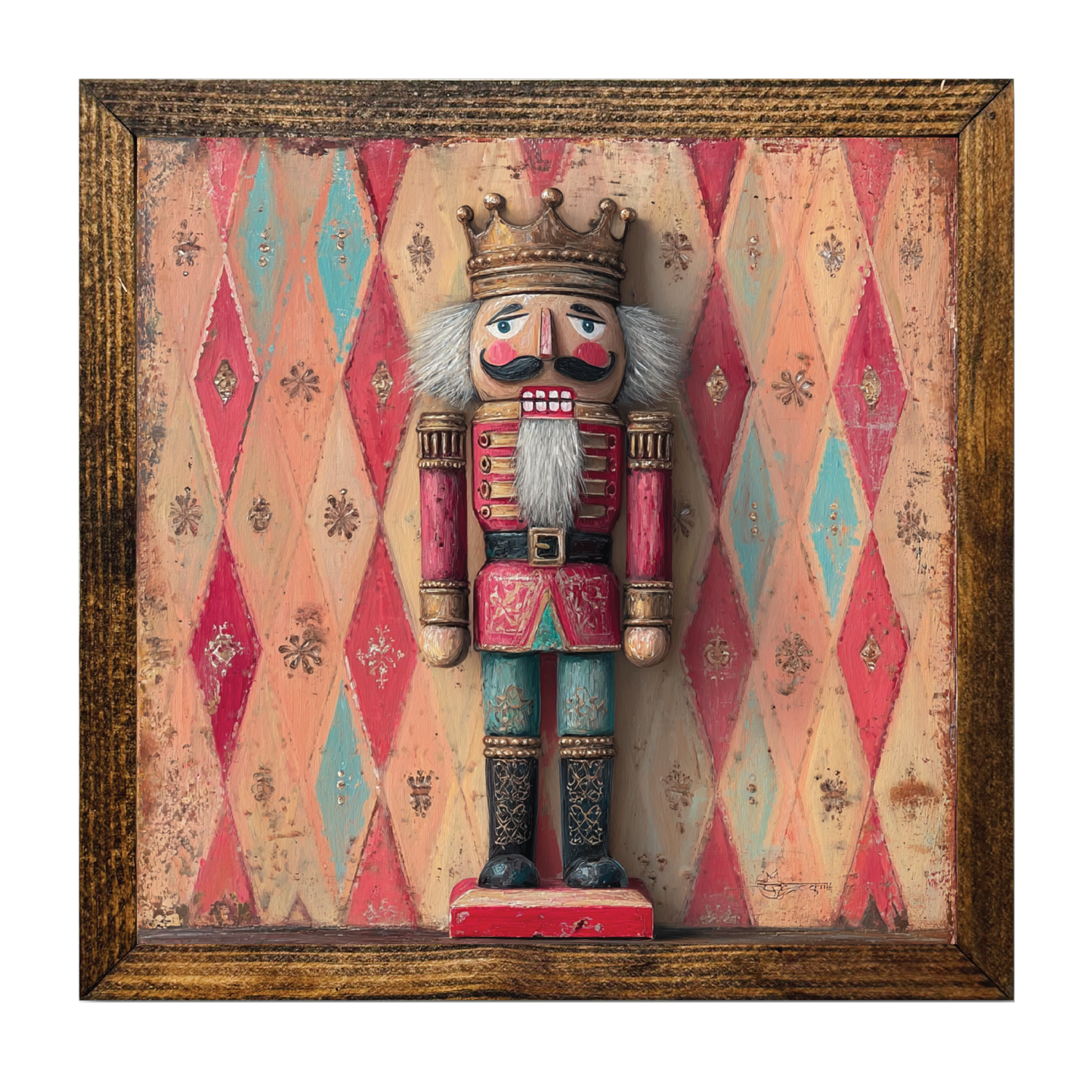 TIMBERLAND FRAME CHRISTMAS NUTCRACKER BOLD PINK GEOMETRIC 4