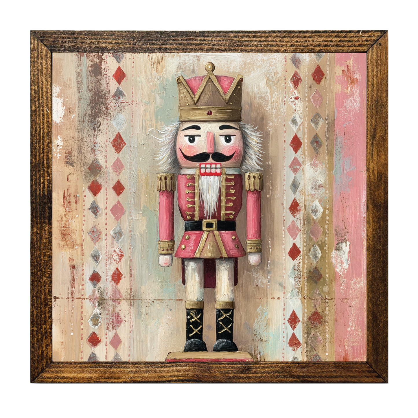 TIMBERLAND FRAME CHRISTMAS NUTCRACKER BOLD PINK GEOMETRIC 1