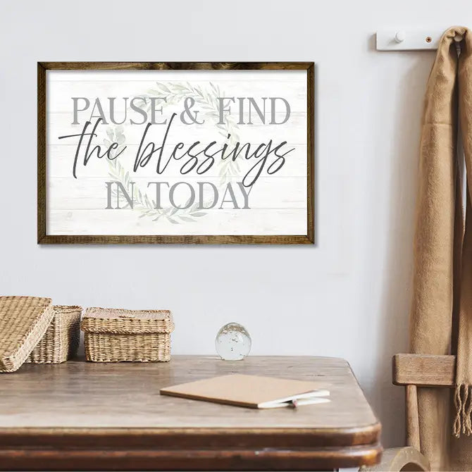 TIMBERLAND FRAME PAUSE & FIND THE BLESSINGS IN TODAY