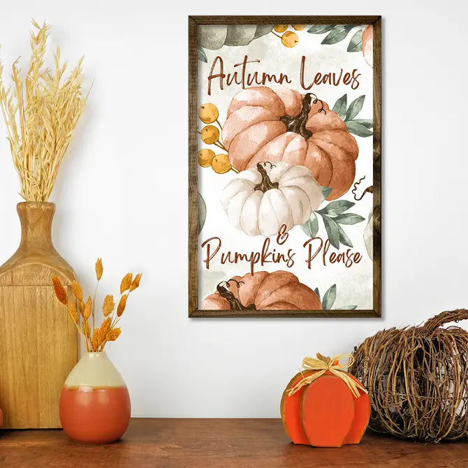 TIMBERLAND FRAME AUTUMN LEAVES & PUMPKIN PLEASE