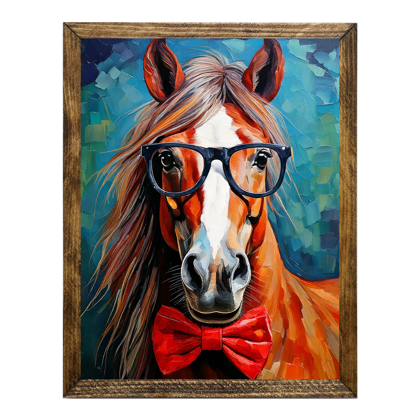 ARTISTIC SERIES TIMBERLAND- ANIMALS WITH GLASSES HORSE