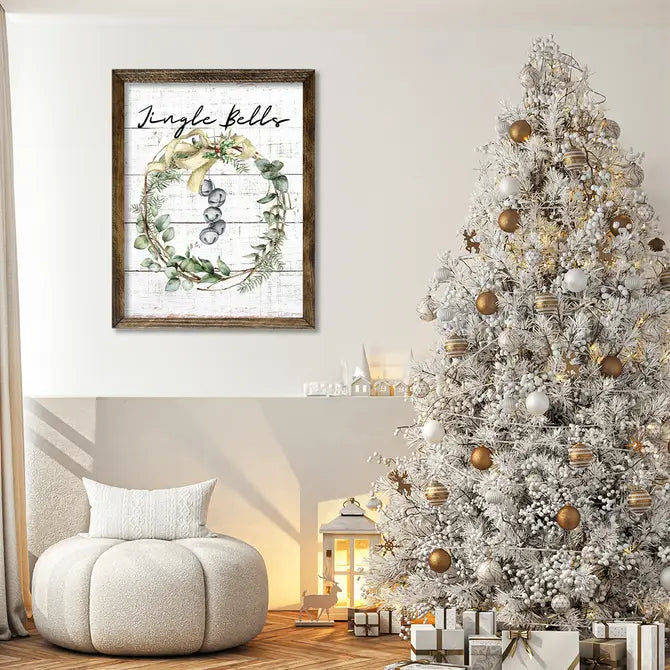 TIMBERLAND FRAME JINGLE BELLS WREATH
