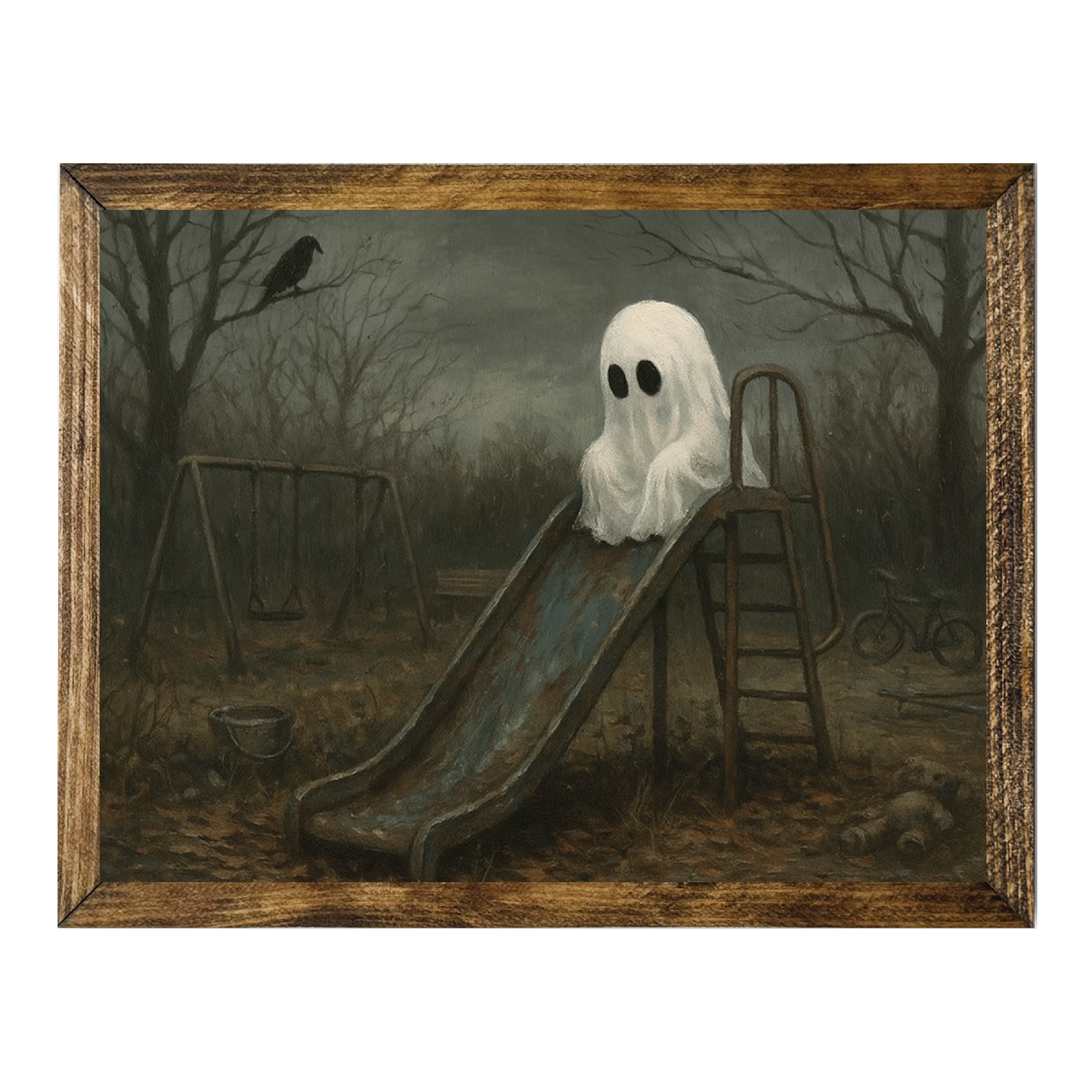 THE WANDERING GHOSTS SERIES-Playground Phantoms Lonely Slide