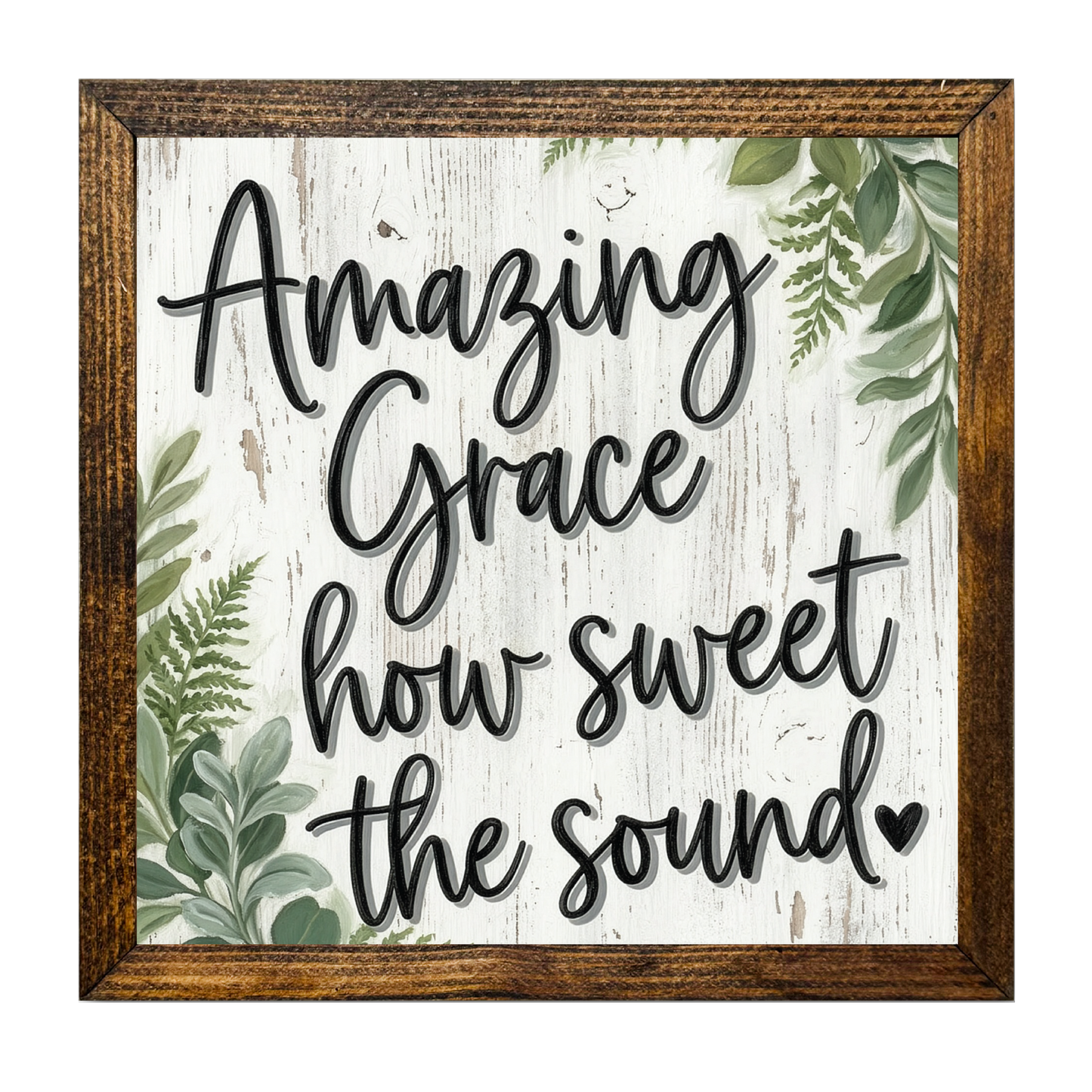 TIMBERLAND FRAME AMAZING GRACE HOW SWEET THE SOUND