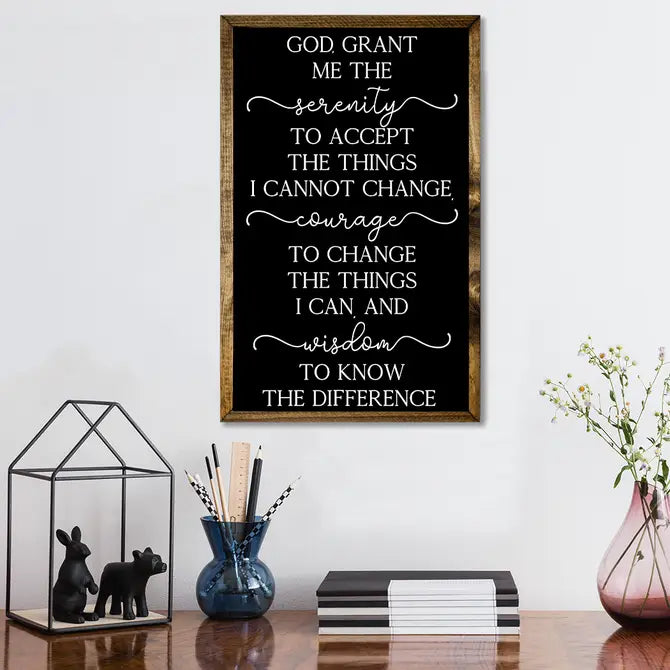 TIMBERLAND FRAME GOD GRANT ME THE SERENITY (BLACK)