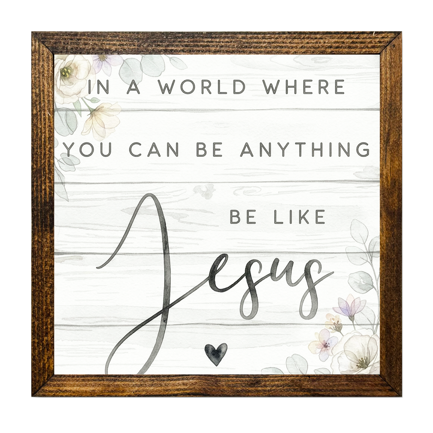 TIMBERLAND FRAME IN A WORLD WHERE YOU CAN...BE LIKE JESUS