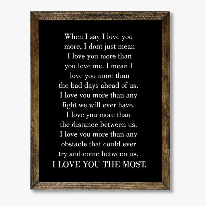 TIMBERLAND FRAME LOVE YOU MOST BLACK