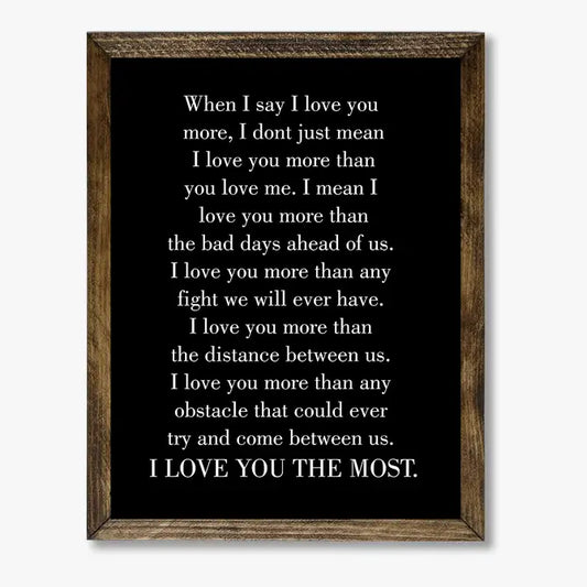 TIMBERLAND FRAME LOVE YOU MOST BLACK