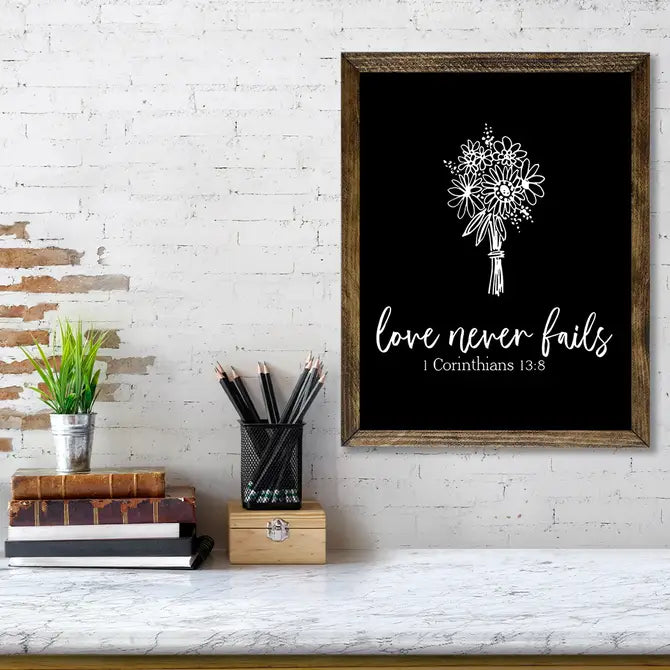 TIMBERLAND FRAME LOVE NEVER FAILS BLACK