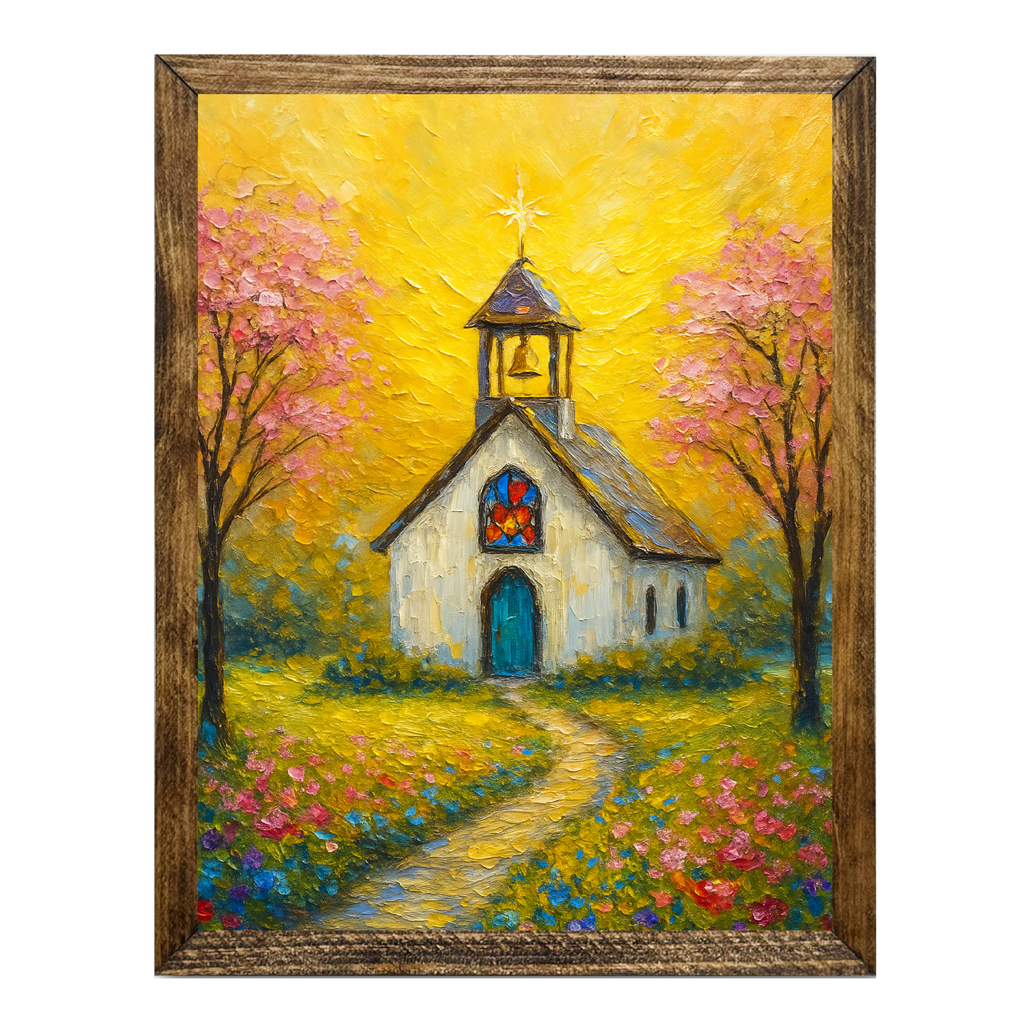 ARTISTIC SERIES TIMBERLAND-COLORFUL CHURCH PAINTING