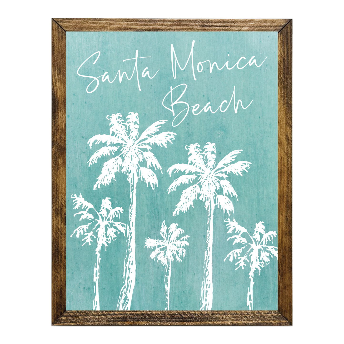 ARTISTIC SERIES TIMBERLAND-TEAL PALM TREE NAME DROP
