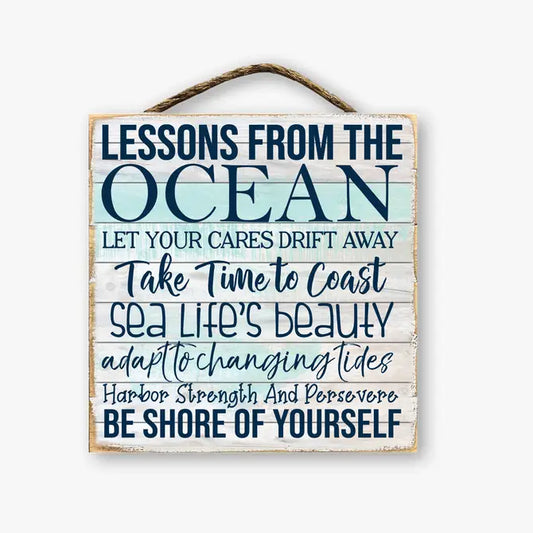 Lessons From The Ocean Let You Cares Drift Away