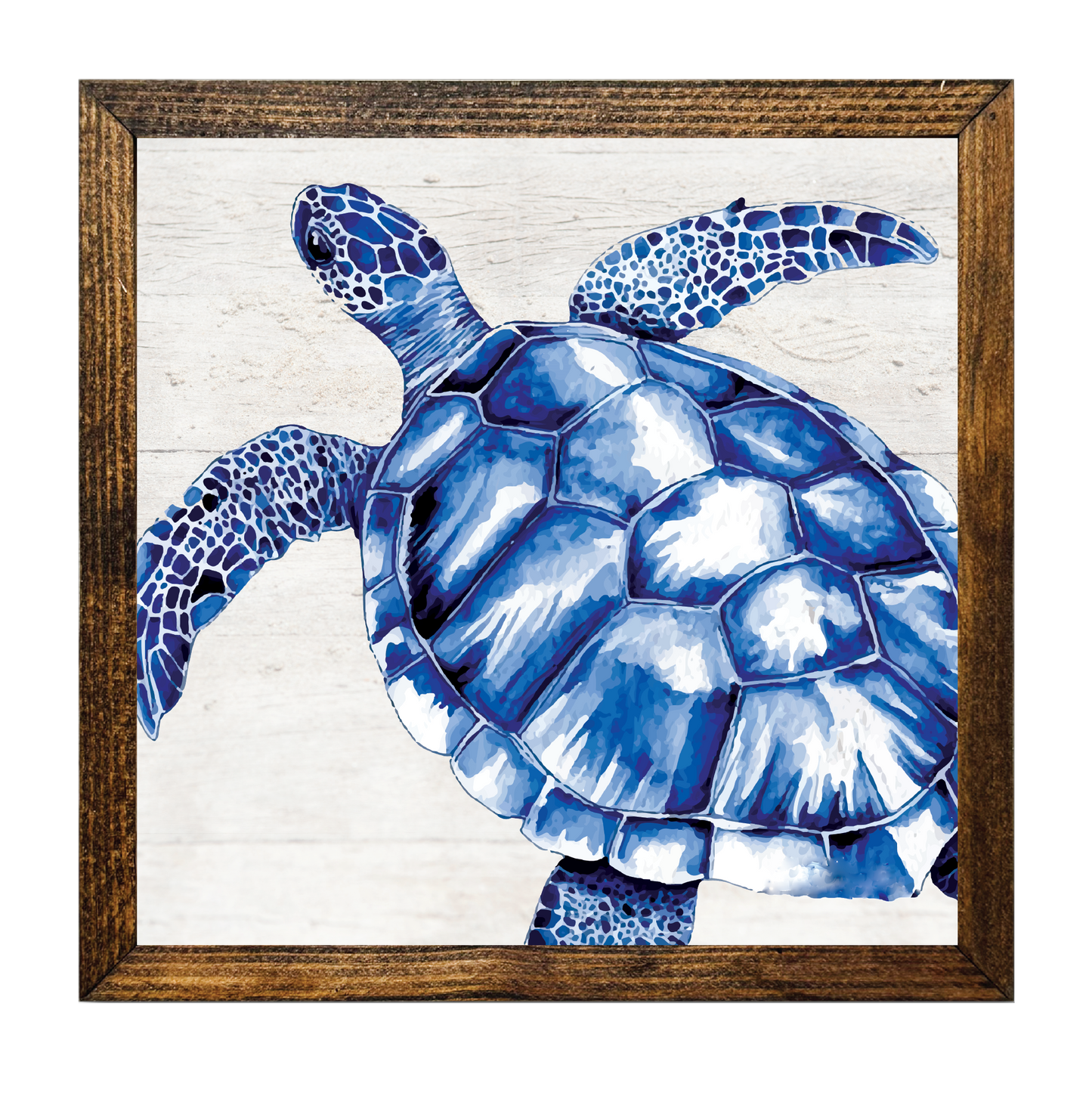 ARTISTIC SERIES TIMBERLAND- SIMPLE BLUE SEA TURTLE
