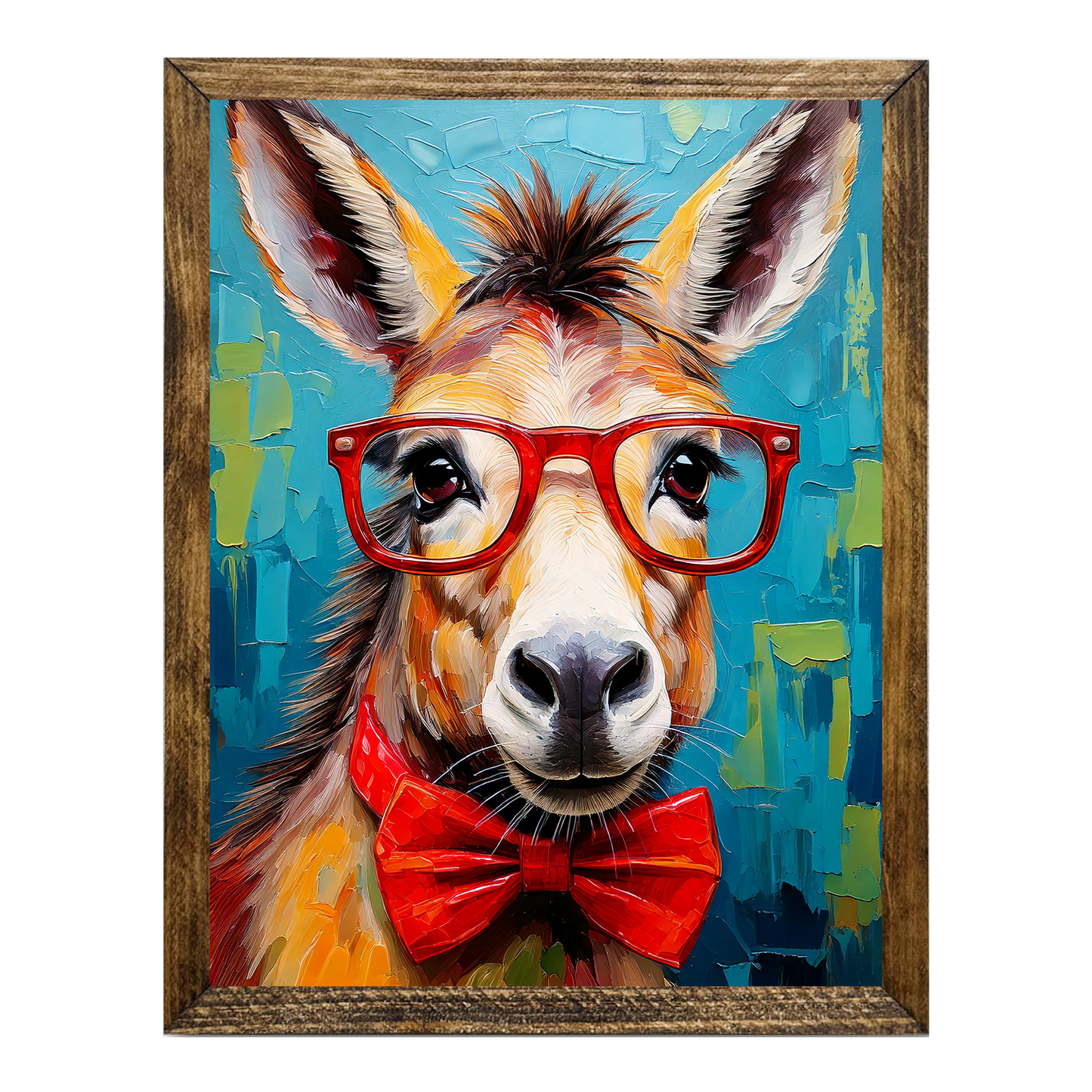 ARTISTIC SERIES TIMBERLAND- ANIMALS WITH GLASSES DONKEY