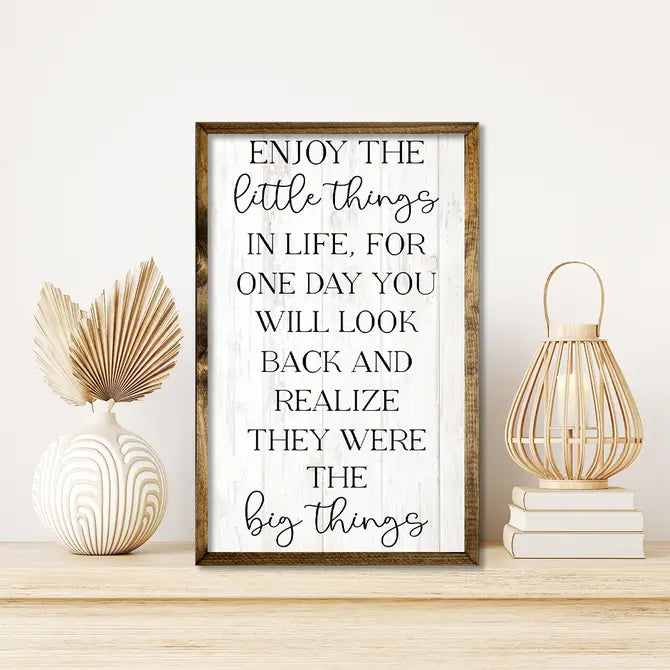TIMBERLAND FRAME ENJOY THE LITTLE THINGS