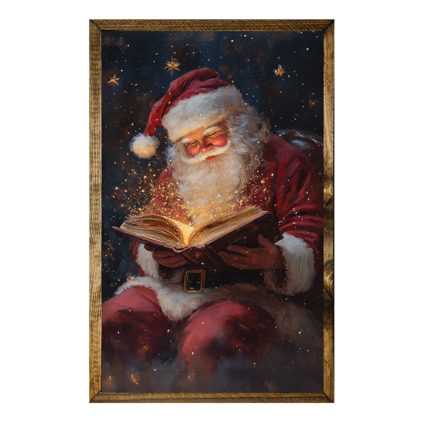 ARTISTIC SERIES TIMBERLAND-SANTA READING GLOWING BOOK 2