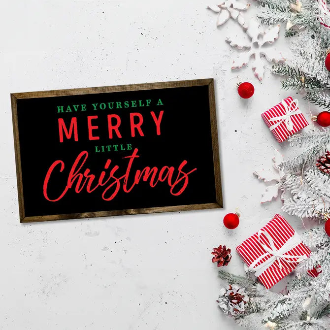 TIMBERLAND FRAME HAVE YOURSELF A MERRY LITTLE CHRISTMAS