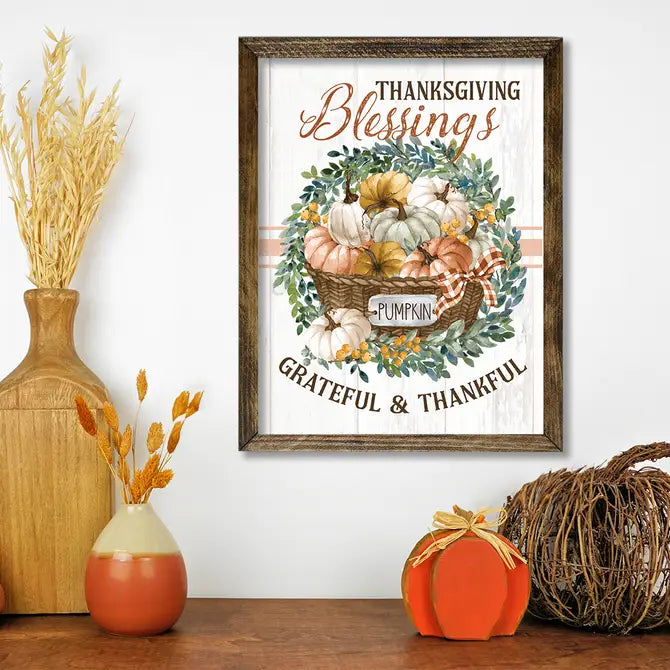 TIMBERLAND FRAME THANKSGIVING BLESSINGS