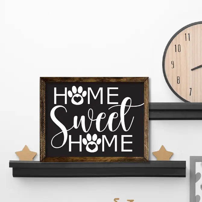 TIMBERLAND FRAME HOME SWEET HOME DOG