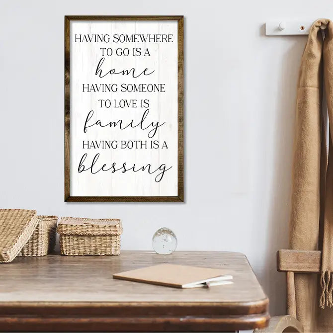 TIMBERLAND FRAME HOME FAMILY BLESSINGS
