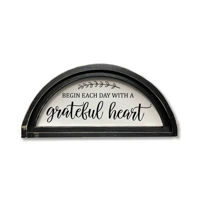 FRAMED CANVAS GRATEFUL HEART