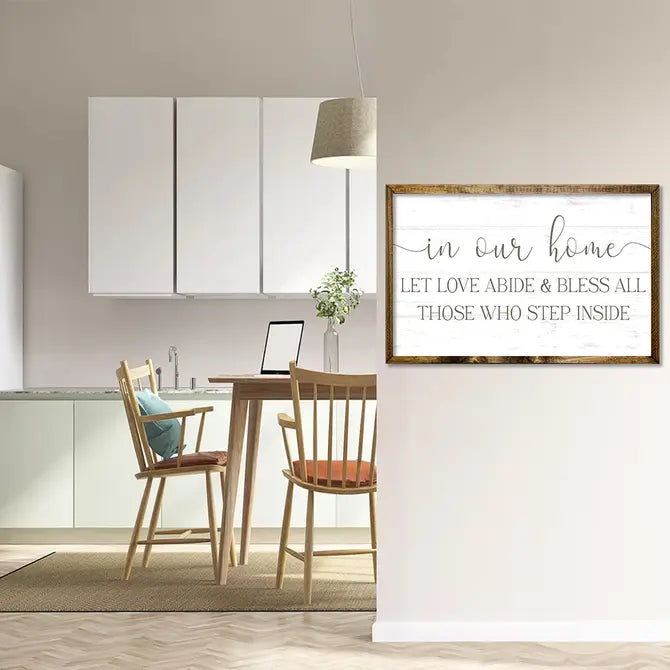 TIMBERLAND FRAME IN OUR HOME