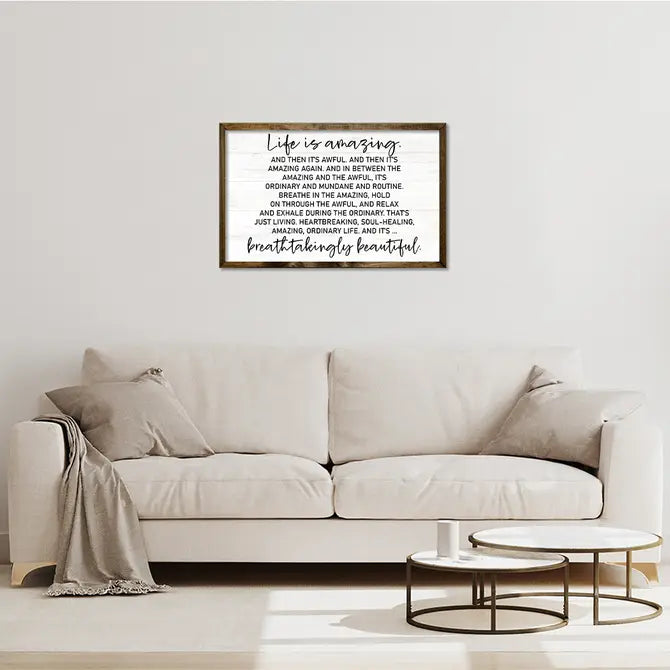 TIMBERLAND FRAME LIFE IS AMAZING BREATHTAKINGLY BEAUTIFUL