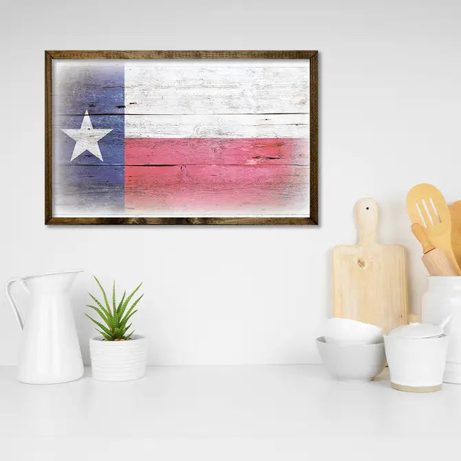 TIMBERLAND FRAME TEXAS FLAG