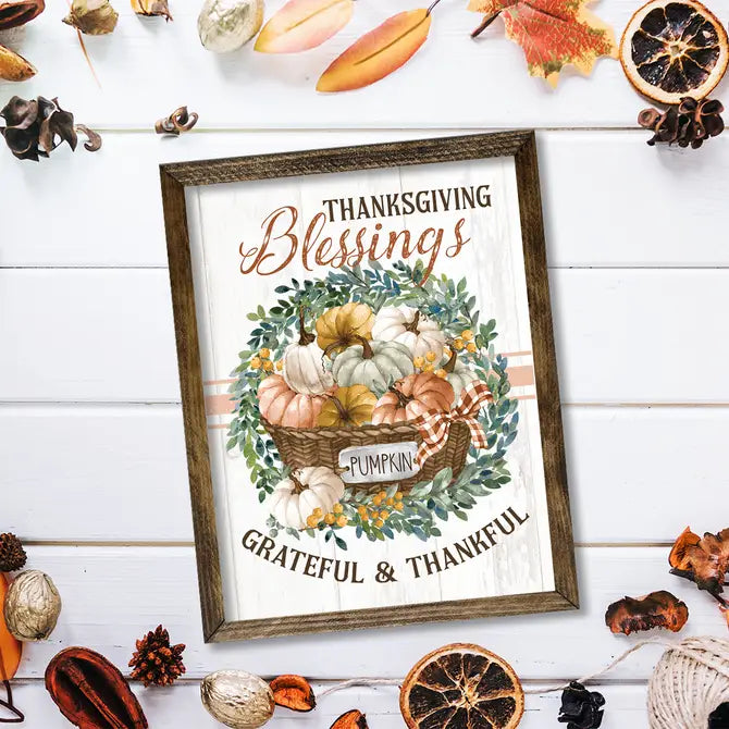 TIMBERLAND FRAME THANKSGIVING BLESSINGS
