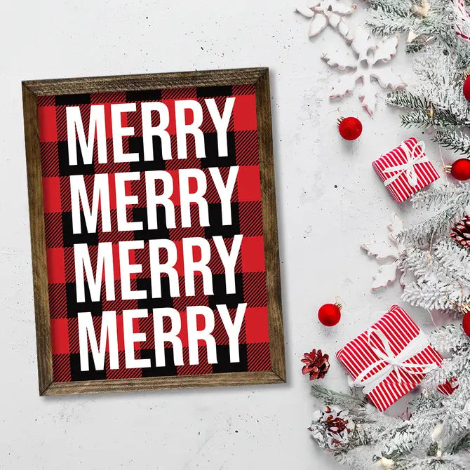TIMBERLAND FRAME MERRY MERRY MERRY MERRY PLAID