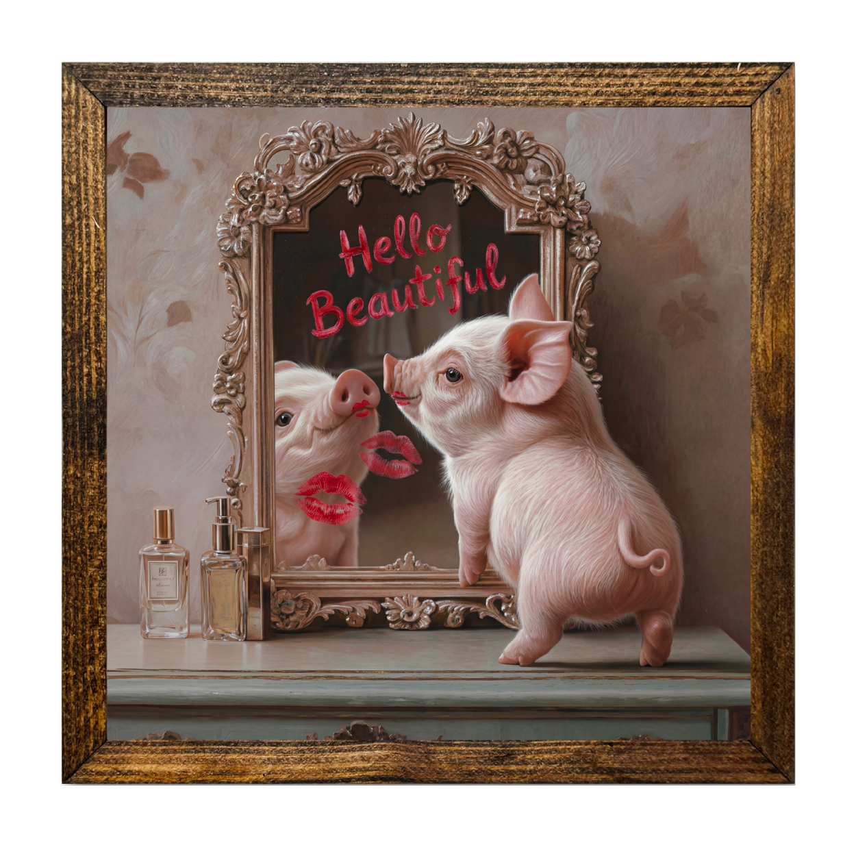 TIMBERLAND FRAME PIG IN THE MIRROR HELLO BEAUTIFUL