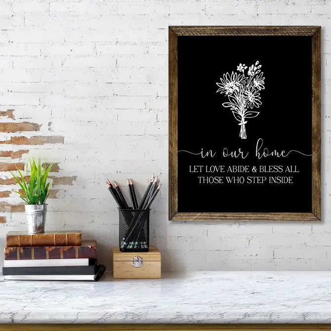 TIMBERLAND FRAME IN OUR HOME BLACK