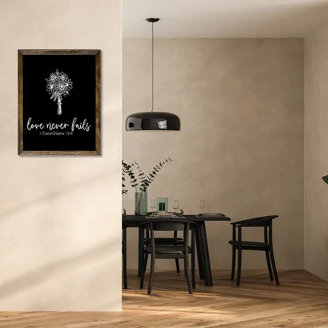 TIMBERLAND FRAME LOVE NEVER FAILS BLACK