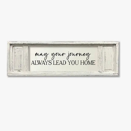 SMALL DOUBLE PANEL CANVAS MAY YOUR JOURNEY ALWAYS LEAD