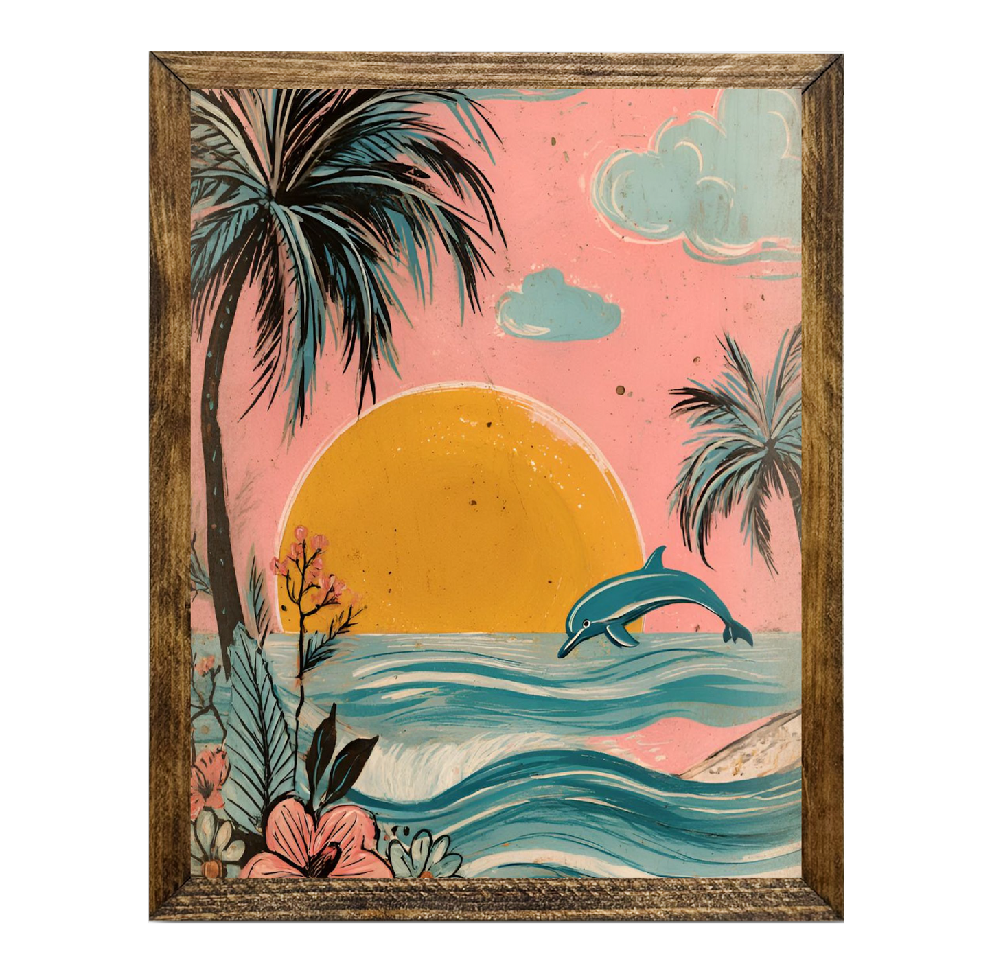 TIMBERLAND FRAME RETRO SUNSET DOLPHIN JUMP