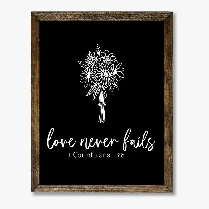 TIMBERLAND FRAME LOVE NEVER FAILS BLACK