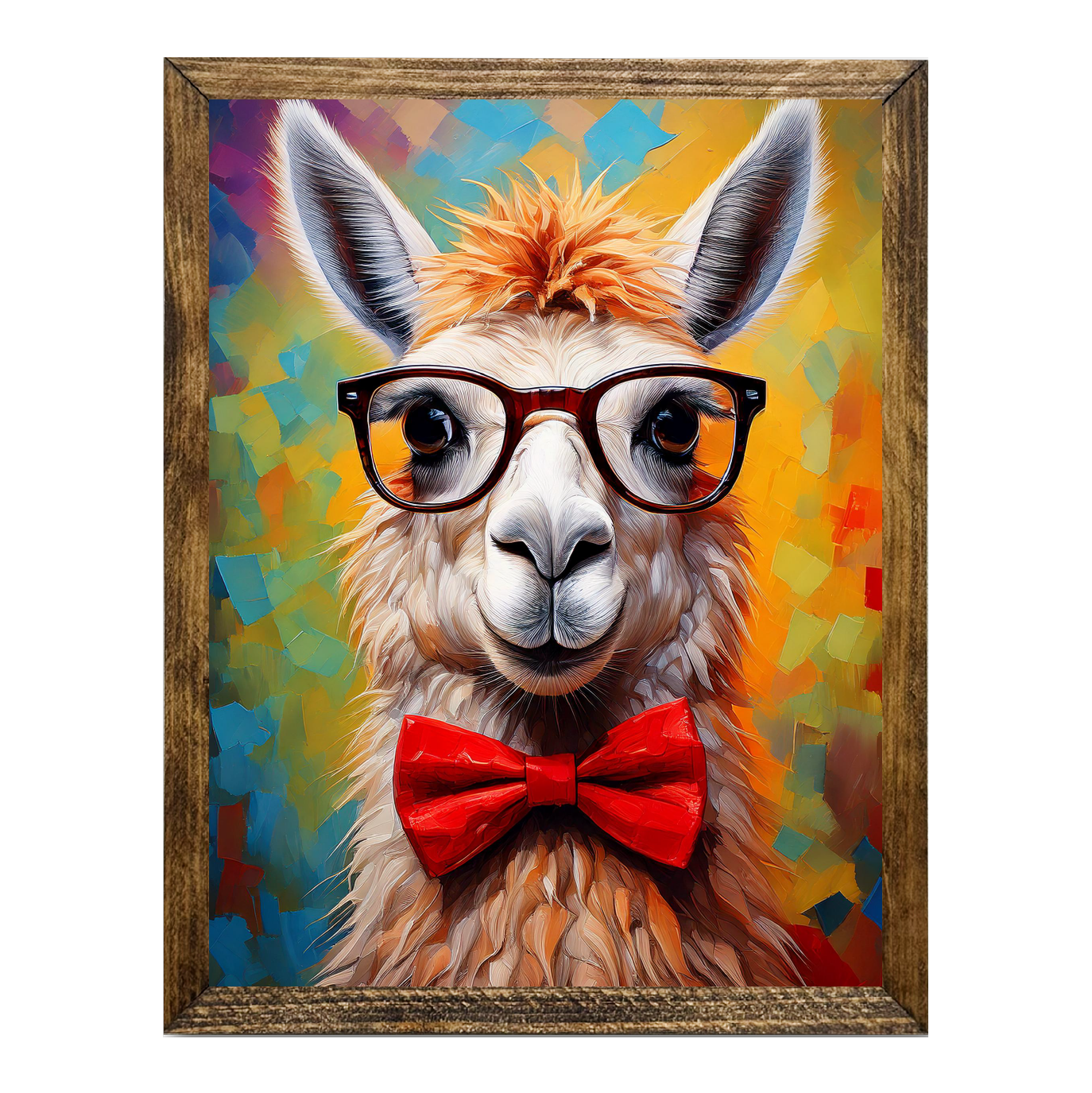ARTISTIC SERIES TIMBERLAND- ANIMALS WITH GLASSES LLAMA