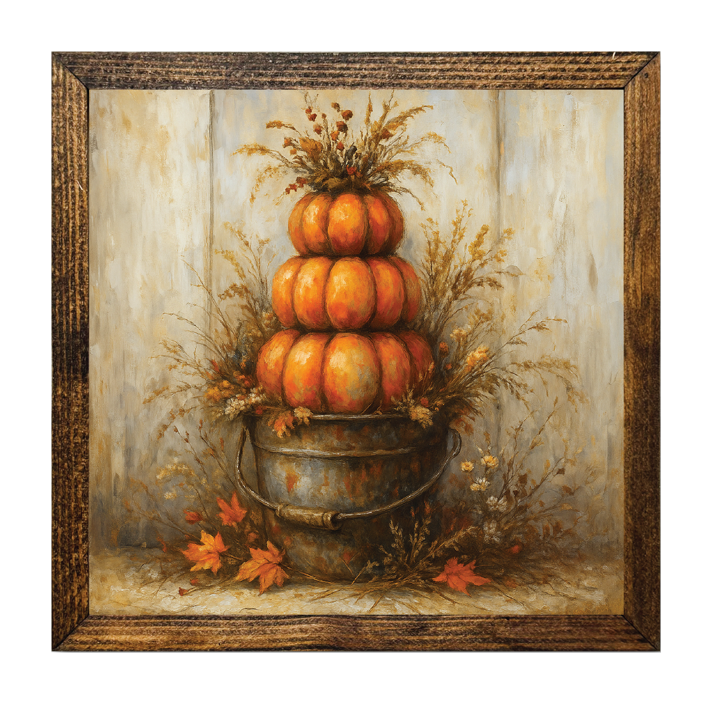 THE PUMPKIN PATCH TIMBERLAND-Country Charm Pumpkin Stack
