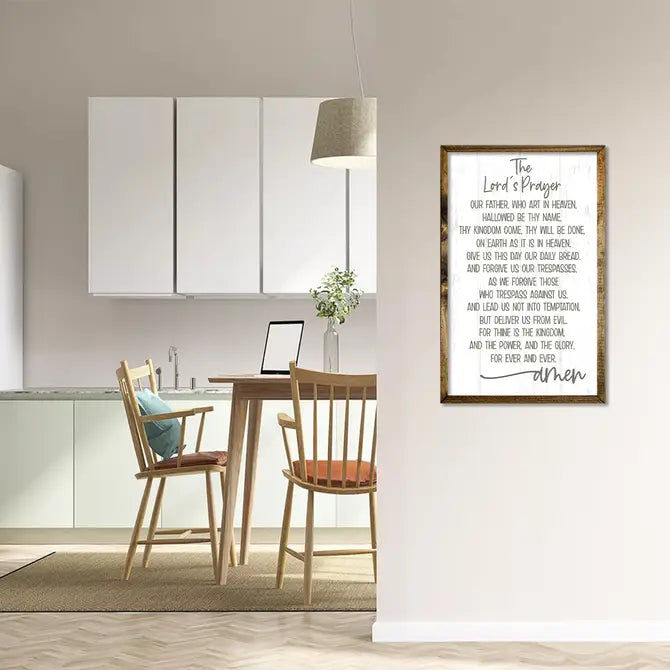 TIMBERLAND FRAME THE LORDS PRAYER