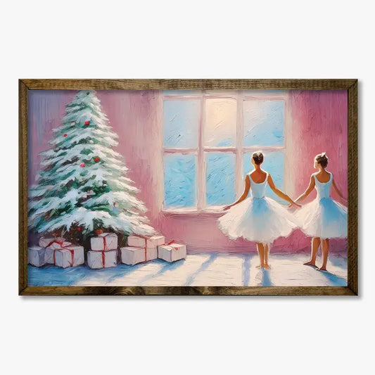 TIMBERLAND FRAME PINK CHRISTMAS BALLERINAS