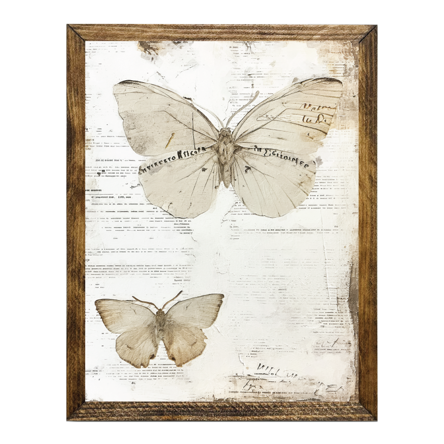 ARTISTIC SERIES TIMBERLAND-NEUTRAL BUTTERFLY JUNK JOURNAL 2