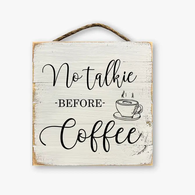 No Talkie Before Coffee