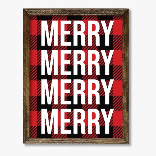 TIMBERLAND FRAME MERRY MERRY MERRY MERRY PLAID