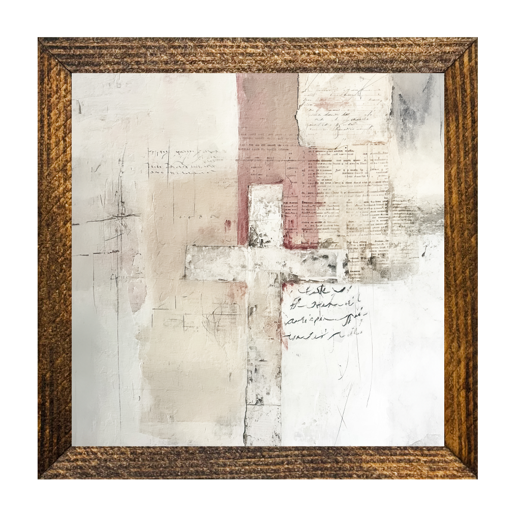 TIMBERLAND FRAME "BLESS YOUR HEART SERIES" BLUSH CROSS 3