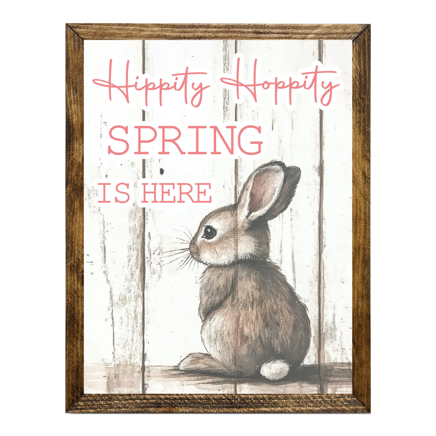TIMBERLAND FRAME HIPPITY HOPPITY SPRING IS HERE BUNNY