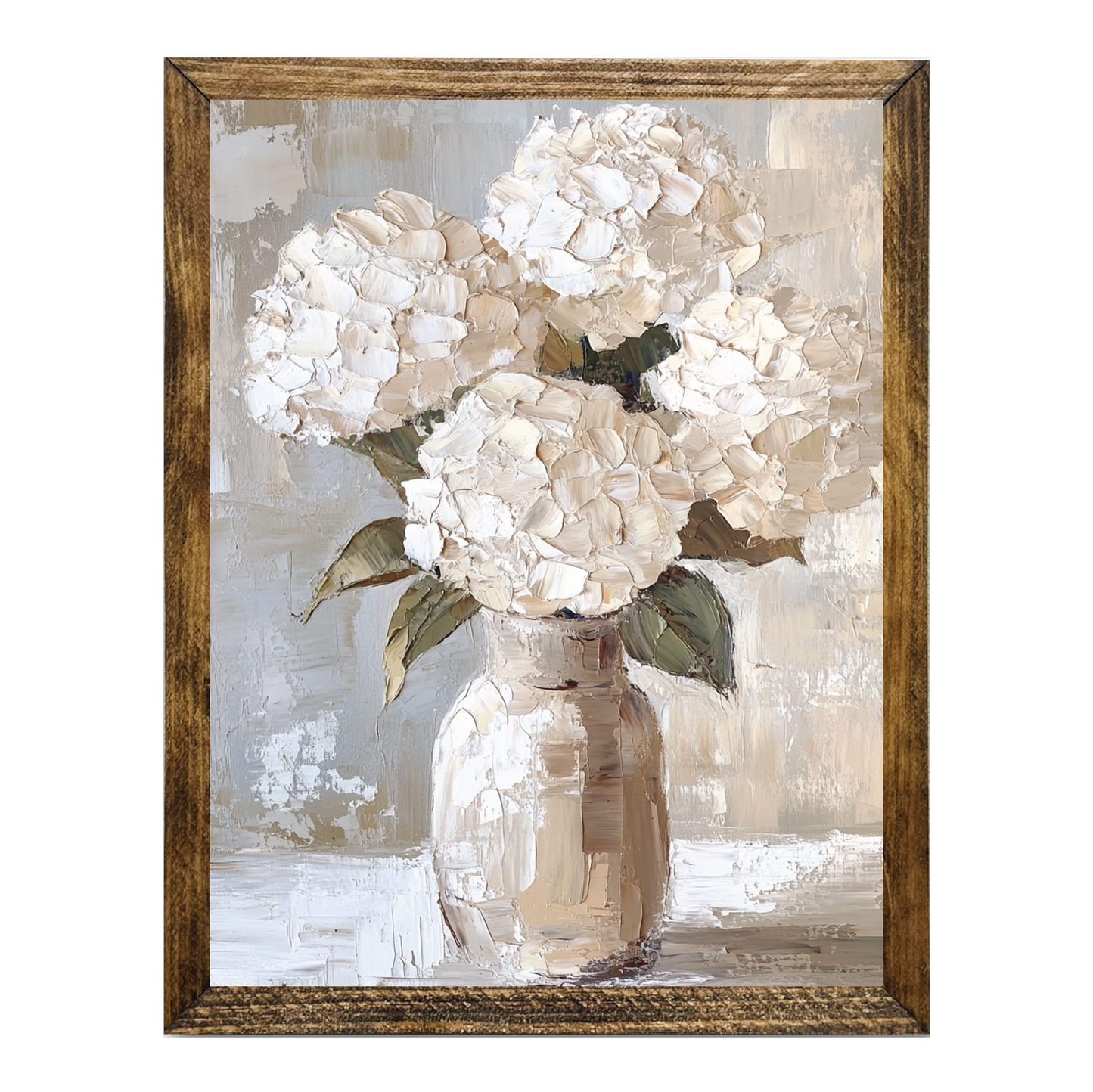 TIMBERLAND FRAME NEUTRAL WHITE HYDRANGEA BOUQUET