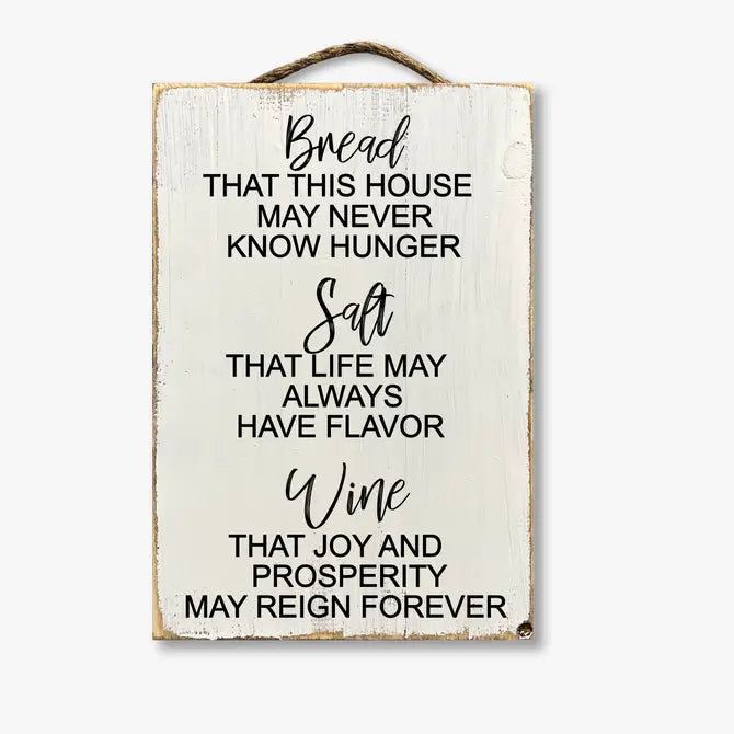 Bread That This House Will Never Know Hunger...